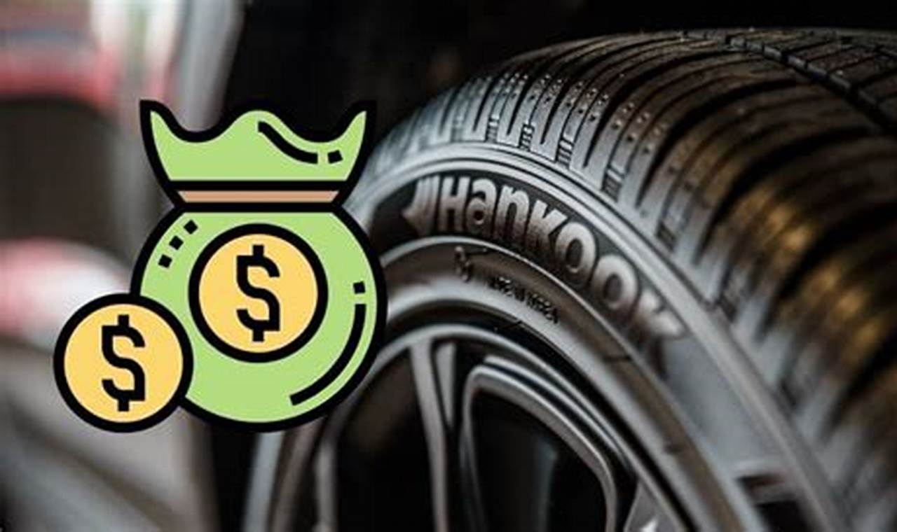average cost of tires for van