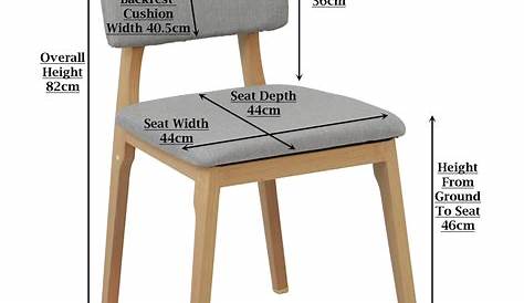 Average Height Of Dining Chair Seat Guide The Company
