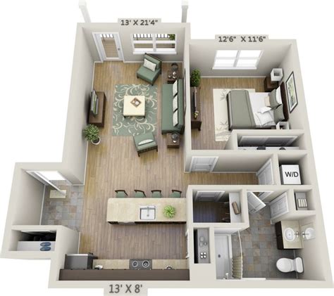 Average Square Footage Of A One Bedroom Apartment In 2023