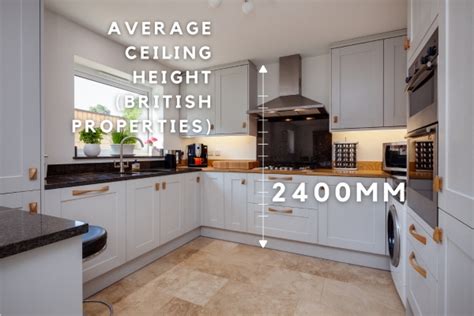 average bedroom ceiling height uk