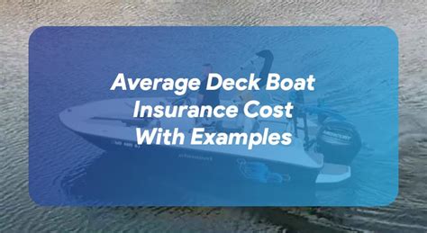 average boat insurance price
