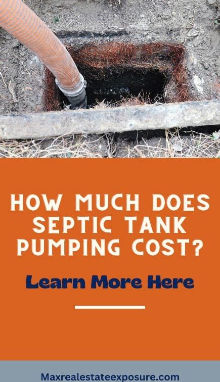 Average Cost For Septic Tank Pumping