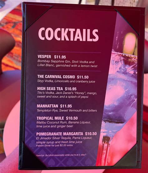 Average Cost Of A Mixed Drink