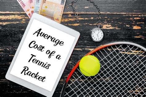 average cost of a tennis racket