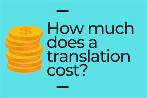 average cost of translation for a document