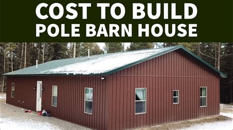 average cost to build a pole barn house