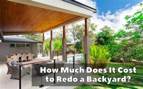 average cost to redo backyard
