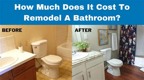 Average Cost To Remodel A Small Bathroom 2022