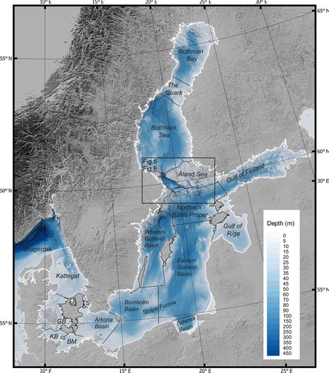 average depth of baltic sea