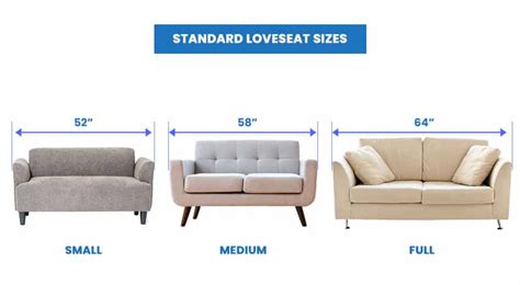 Average Dimensions Of A Loveseat