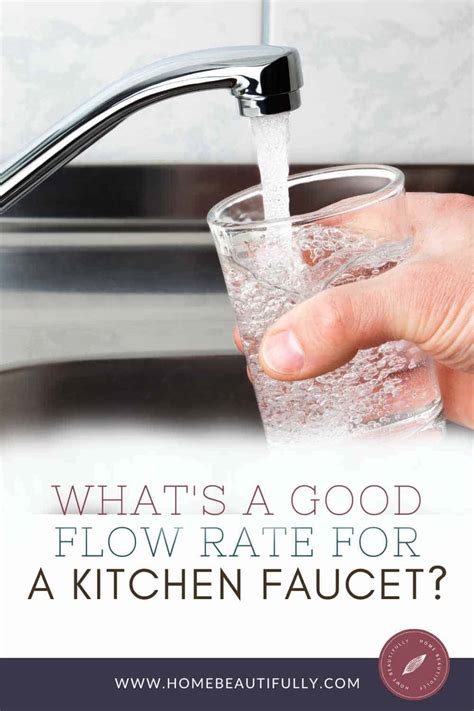 Average Flow Rate Of Kitchen Faucet