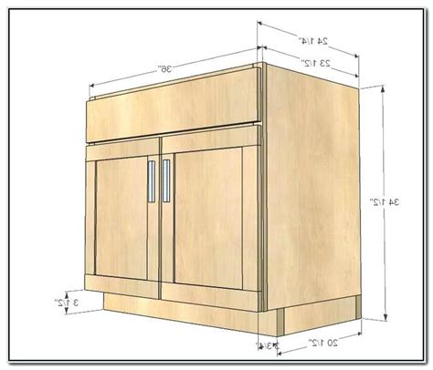 Average Height Of Kitchen Base Cabinets