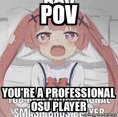 average osu player meme