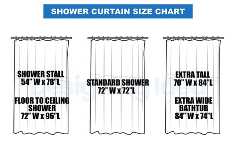 Average Size For Shower Curtain