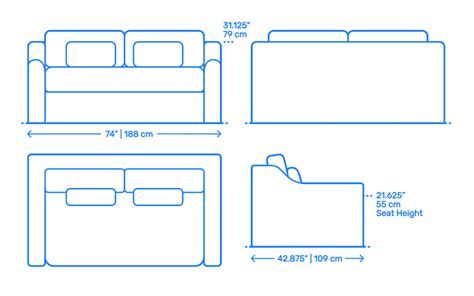 Average Sofa Bed Size