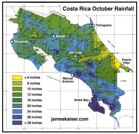 average weather in costa rica in october