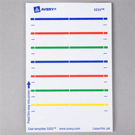 Avery File Folder Labels 5215