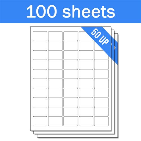 avery labels 50 labels per sheet 1 x 1 1/2
