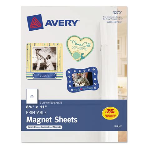 Avery Printable Inkjet Magnet Sheets