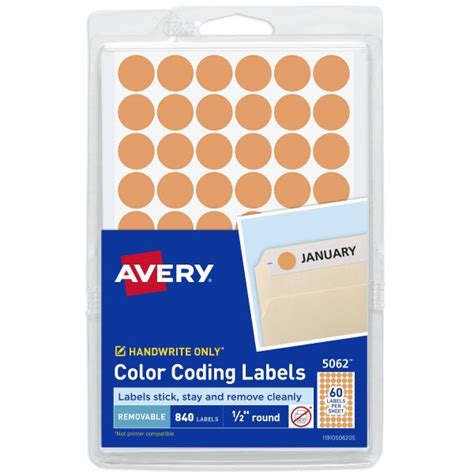 Avery Removable Labels 5062