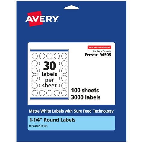 avery small round labels