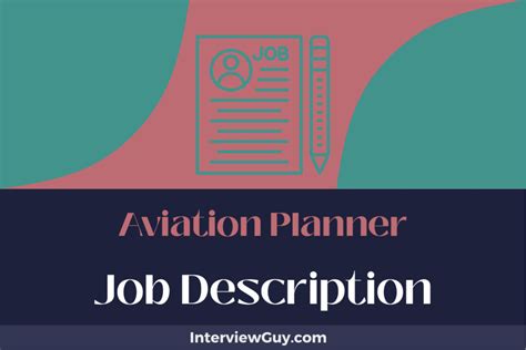 Aviation Planner Job Description