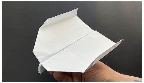 Voici un avion en papier facile à faire, Ce tutoriel détaillé montre