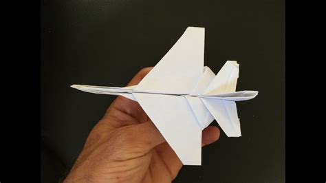 avion en papier f16