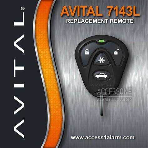 Avital Remote bundle Two Avital 7143L 4 Button Replacement remotes