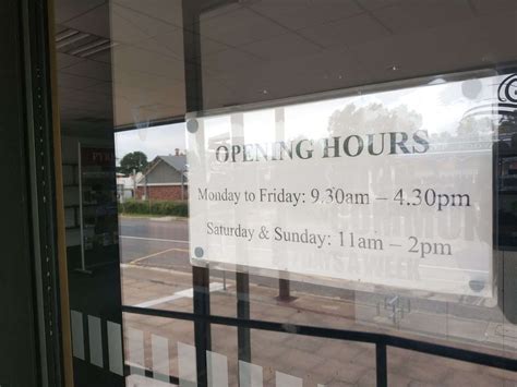 Avoca Opening Hours