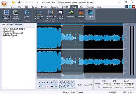 avs audio editor updates