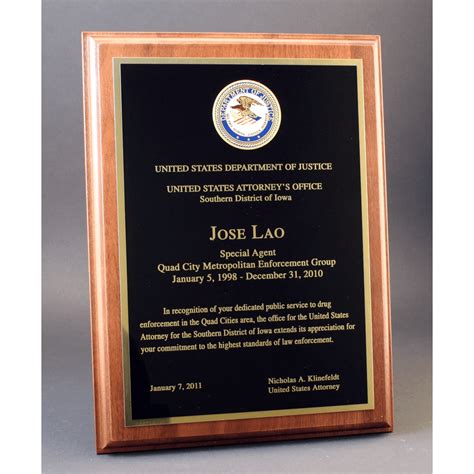 Award Plaque Harm Code