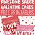 awesome sauce valentine free printable