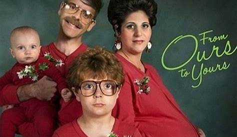 Awkward Family Christmas Cards “The Photographer Asked Us To Kiss And For