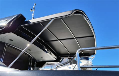 awning for a motor yacht
