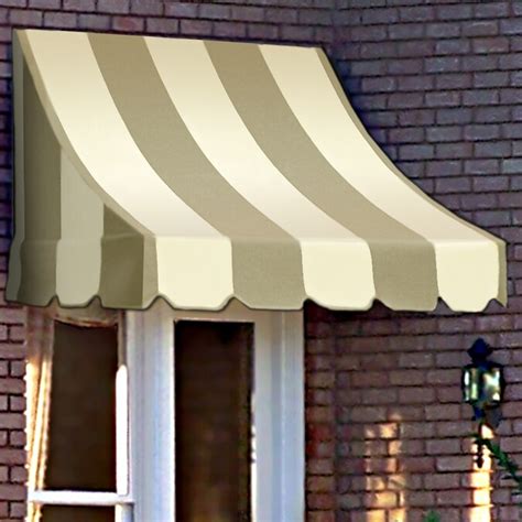 Shop NuImage Awnings 60in Wide x 42in Projection Graystone Solid Open