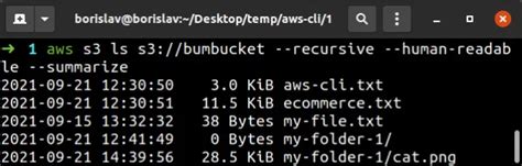 Aws Command To List S3 Bucket