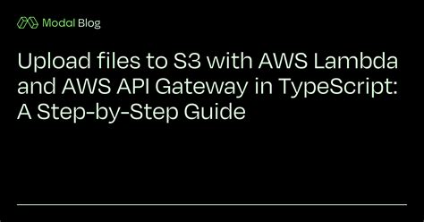 aws lambda api gateway typescript example