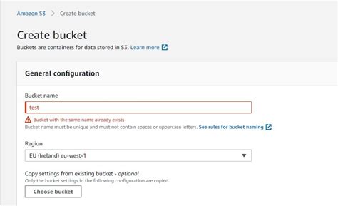 Aws S3 Bucket Name Unique