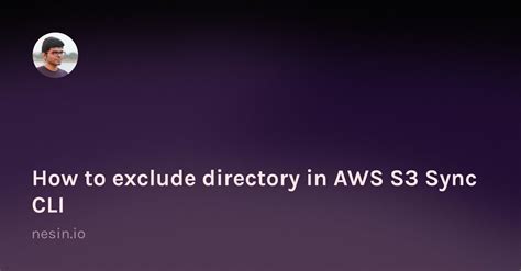 Aws S3 List Exclude