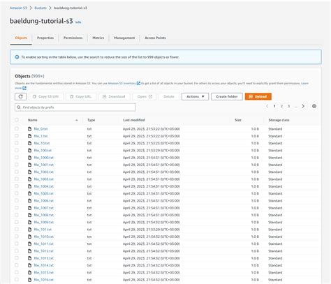Aws S3 List Latest Objects