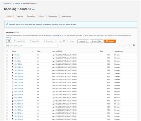 Aws S3 Listobjects Example
