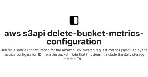 Aws S3Api Delete Bucket Policy
