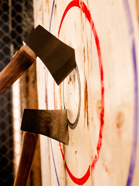 Brisbane axe throwing a stress relief sport for the ‘lazy’ The