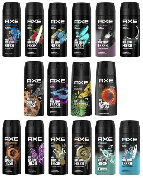 axe body spray fragrances
