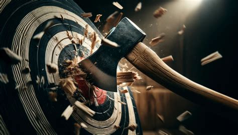 Axe throwing axe