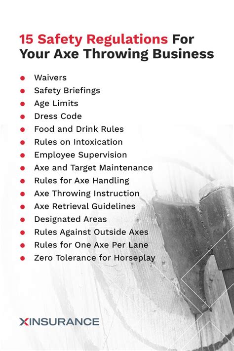 axe throwing safety guidelines