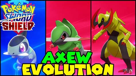 Axew Evolution Level Sword