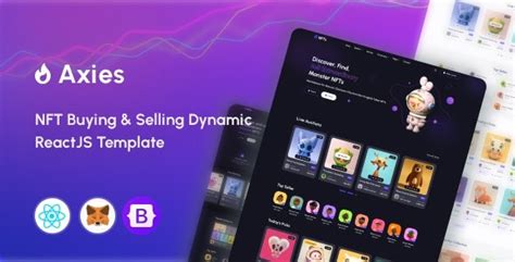 Axies Nft Marketplace React Js Template Nulled