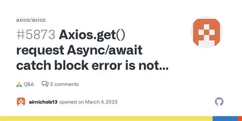 axios async await catch error